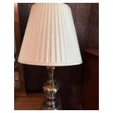 Brass Lamp 30" with Pleated look shade