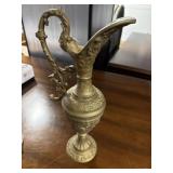 Brass Grecian Style Pitcher 15" x 7"