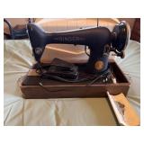 Singer Model 99 Sewing Machine in a Carrying Case