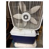 2 Coolers and a 24? Box Fan
