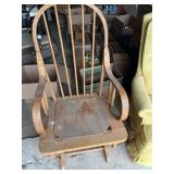 Wooden rocking chair, missing cushion