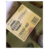 Case of Napa 15 W  40 motor oil unopened