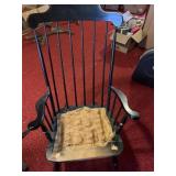 Wooden rocking chair, missing cushion