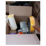 West bend country forse skillet & coffee mugs