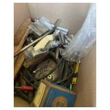 Miscellaneous hardware and garage tools