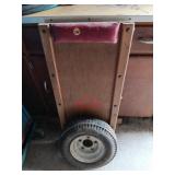 Wood creeper, lawnmower tire