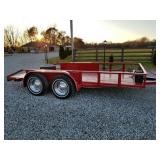 Newly redone dual axle Car  trailer 7