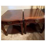 2 Bassett Side Tables 26" x 21" x 22"