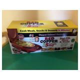 New in Box Red Copper 5 Minute Chef