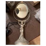 Iron Base Dressing Table Mirror with Beveled