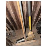 Push Brooms and Straw Broom