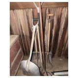 Barn Tools Hay Fork, Weed Wack, Scrapper, Snow