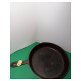 Unbranded Cast Iron Skillet #8x with Fire Ring