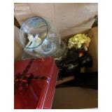 Home Decor Vases, Basket, Margaritaville Glass,