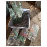 Coca-cola Bottles and Glasses