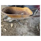 Wheel Barrow with Inflated Wheel