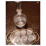 Mid-century cordial set