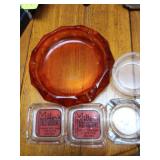 MCM orange Ashtray and other ashtrays