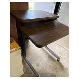 Computer/Pinter Desk on Wheels 24" x 29"