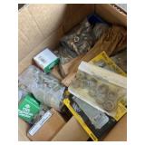 Miscellaneous hardware, including nuts, bolts,