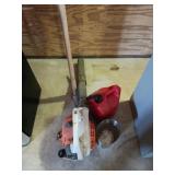 STIHL BG  blower with gas can & large Pick