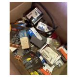 Electrical wire, nuts, pipe, straps, plug-ins,