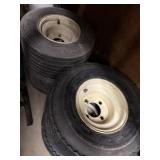 4 Garden Tractor Wheels and Tires Goodyear 18 x 5