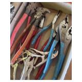 Channel Lock,  Blue Point and Vise Grip pliers