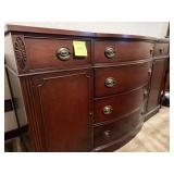 Drexel Mahogany Bowfront Sideboard Buffet 62" x