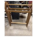 Wooden Quilt Rack 27" x 9" x 33"