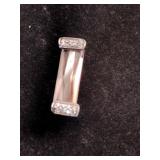 Silver champagne gym pendant marked 925.     .275