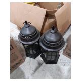 Beautiful dark brown candle holders approximately