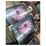 New 11x14  or 8x10 frames plus metal flower