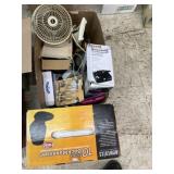 Personal desk fan, first alert, cash box, work,