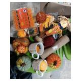 Hand painted ceramic pumpkins,  pumpkins spice &