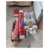 5 trees, 3x32' light up Christmas tress, 4'