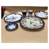 Porcelain Salad/Bread Plate Pieces and Cups