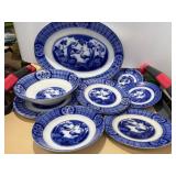 Mongolia Johnson Brothers Flow Blue Dishes,