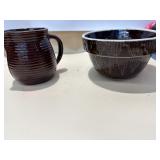 Stoneware Mixing Bowl 7ï¿½x4ï¿½ and Monmouth Western