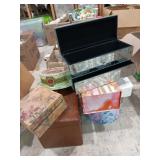 Decorative Storage containers,  1 faux etched