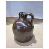 Brown Stoneware Jug 5ï¿½x6ï¿½