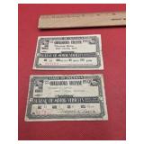 1937 Indiana Motor Vehicle Drivers Licenses
