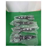 4 Pair Magnetic Specialty Kitchen Scissors