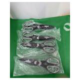4 Pair Magnetic Specialty Kitchen Scissors