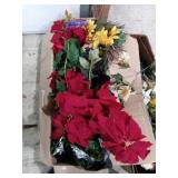 Long stemed Christmas silk florals & fall plus