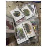 Multiple garden starter seed kits, including