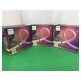 3 Smart Light Strips by Philips color Changing