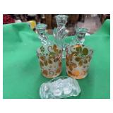 Fostoria Candle Stick Holder, Tea Light Cups and