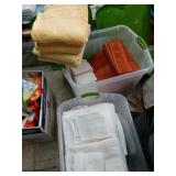 Bath Towels, hand towls, 1 tote all white, the