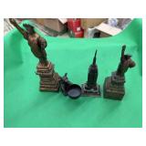 NYC Souvenirs 2 Statues of Liberty, Empire State